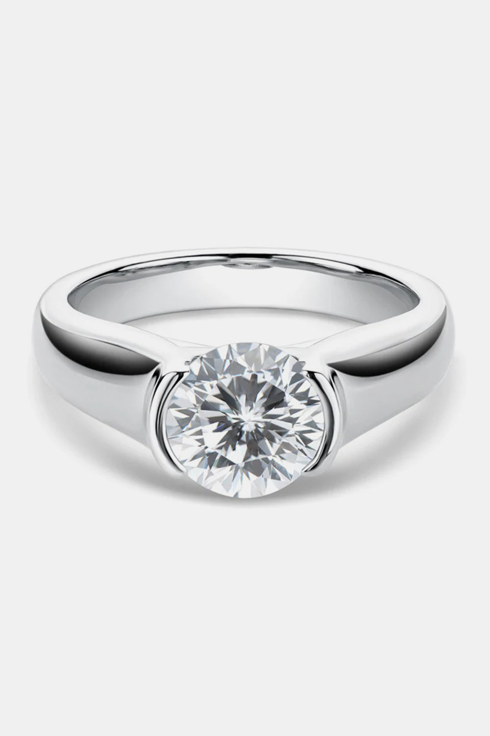 1.5 Carat Inlaid Moissanite Ring – Timeless Elegance | MerchLuxx - MerchLuxx