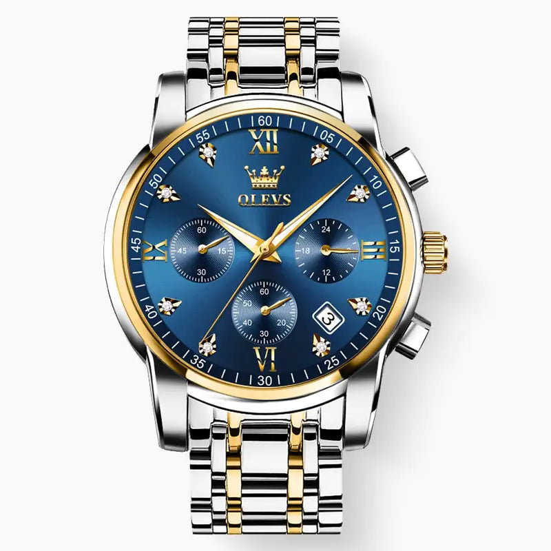 Olevs Men’s Luxury Chronograph Watch – Precision & Iconic Design | MerchLuxx - MerchLuxx