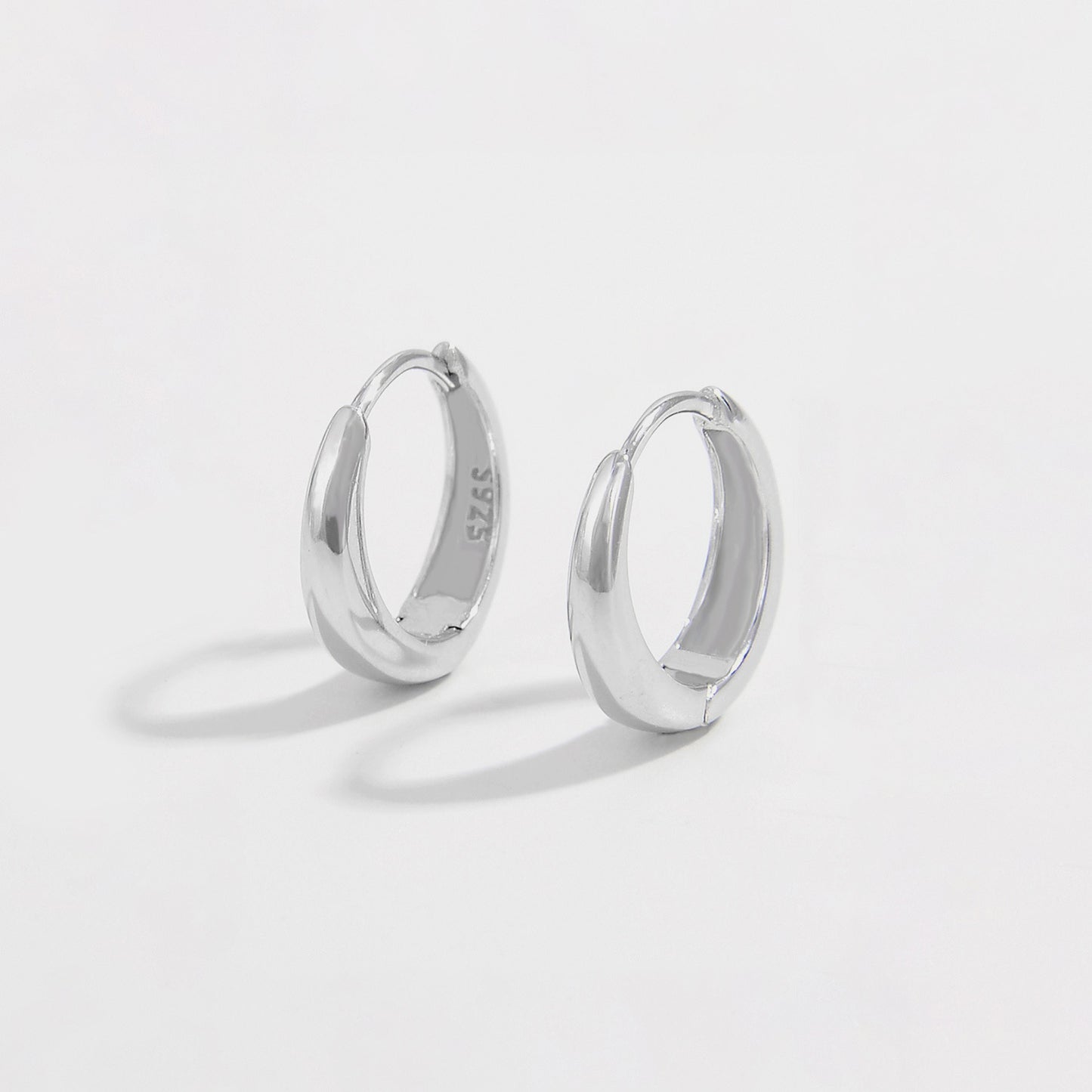 925 Sterling Silver Huggie Earrings – Minimalist & Timeless | MerchLuxx - MerchLuxx