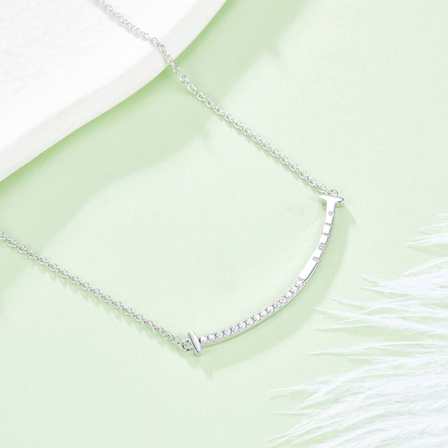 Moissanite 925 Sterling Silver Necklace – Elegant & Timeless | MerchLuxx - MerchLuxx