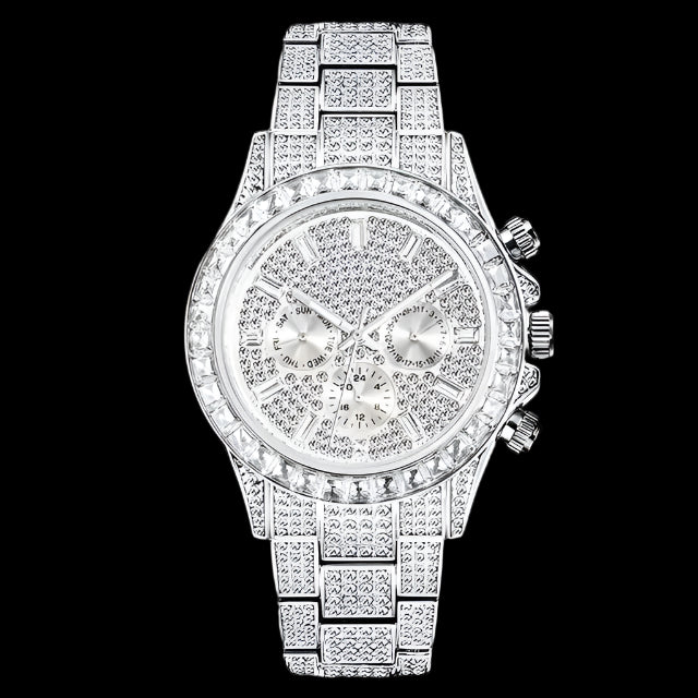 Diamond Calendar Watch – Luxury & Functionality | MerchLuxx - MerchLuxx