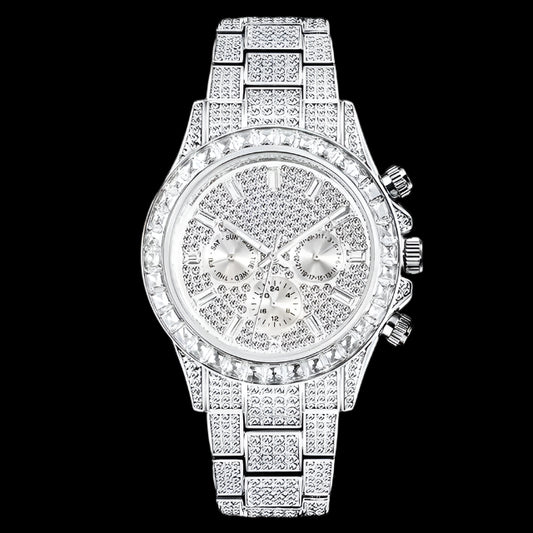 Diamond Calendar Watch – Luxury & Functionality | MerchLuxx - MerchLuxx