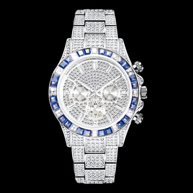 Diamond Calendar Watch – Luxury & Functionality | MerchLuxx - MerchLuxx