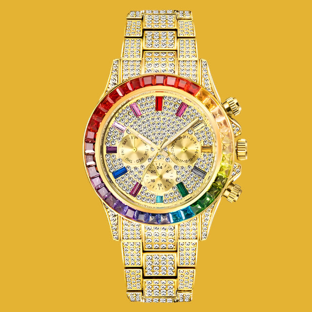 Diamond Calendar Watch – Luxury & Functionality | MerchLuxx - MerchLuxx