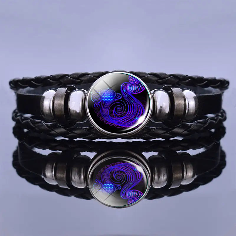 Zodiac Guardian Bracelet – Cosmic Elegance & Personalized Power | MerchLuxx - MerchLuxx