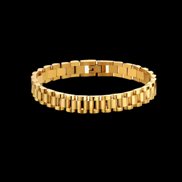 Gold Plated Chain Link Bracelet – Luxurious & Adjustable | MerchLuxx - MerchLuxx