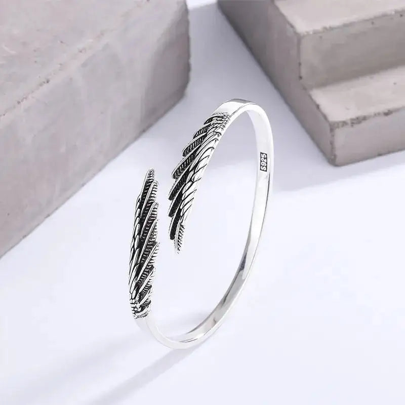 Elegant Feather Bracelet – Graceful & Timeless | MerchLuxx - MerchLuxx
